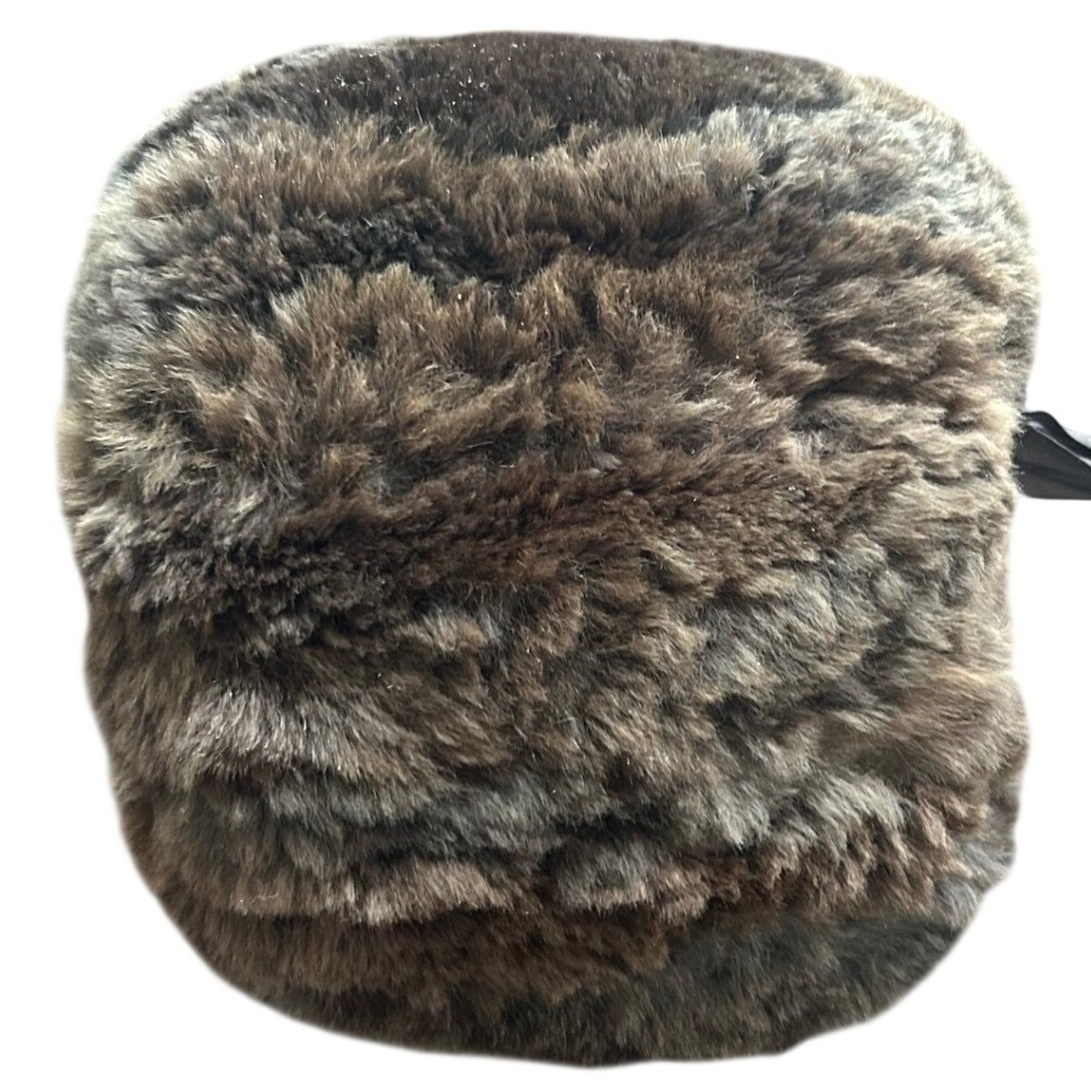 Vintage Muff Hand Warmer Zipper Pocket Winterwear Cold Weather Glam Old Money